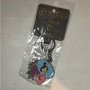 Loungefly Disney Princess Mulan Floral Tattoo Keychain